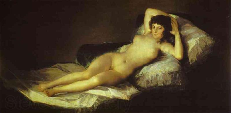 Francisco Jose de Goya The Nude Maja